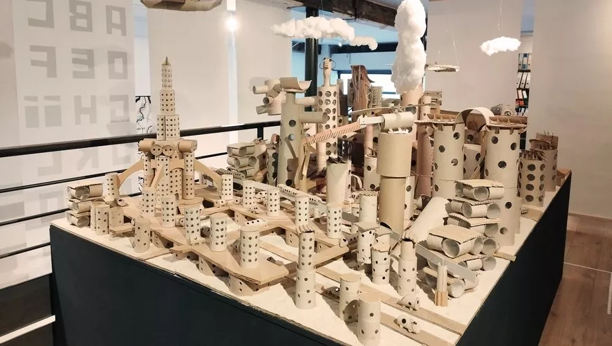 PQ Ville, maquette du film La Science des rêves de Michel Gondry ©Midi Libre